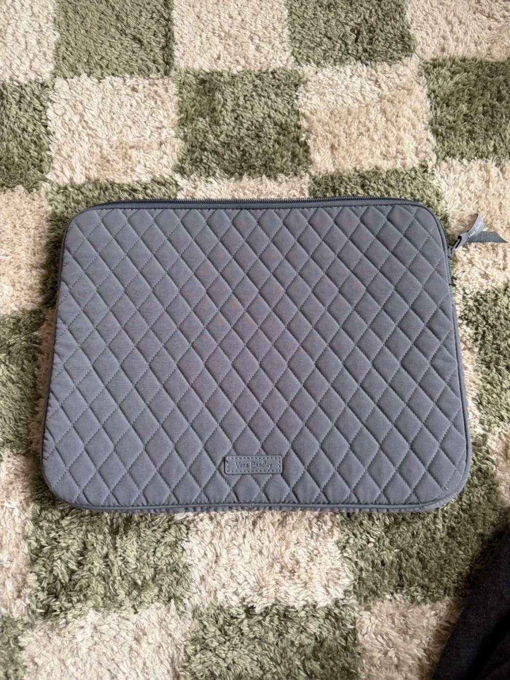 Vera Bradley Quilted Gray Tablet Sleeve